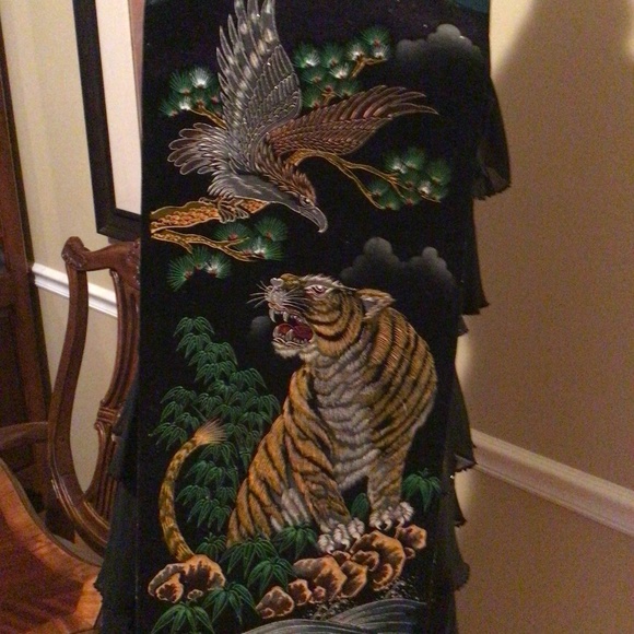 Original Vintage Vietnam War Era Art Scroll - Picture 7 of 8